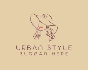 Elegant Female Model logo design