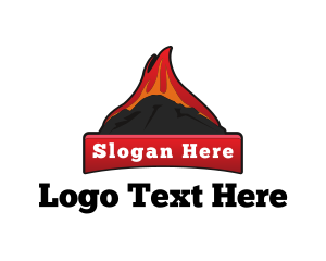 Blazing Charcoal Fire logo