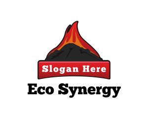 Blazing Charcoal Fire logo