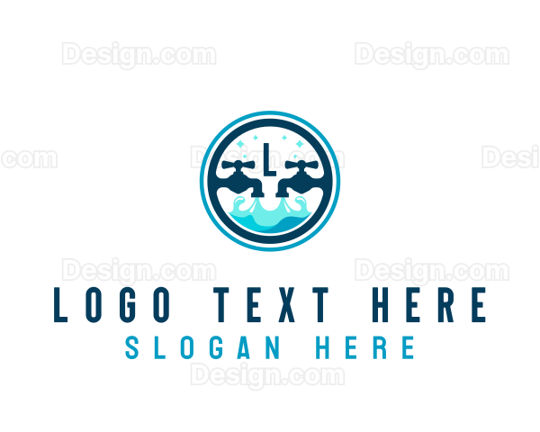 Clean Faucet Water Logo