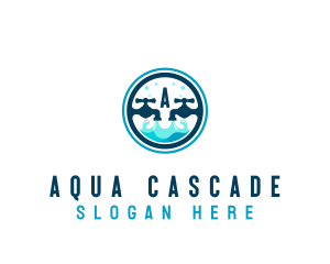 Clean Faucet Water logo design