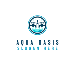 Clean Faucet Water logo design