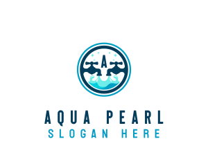 Clean Faucet Water logo design