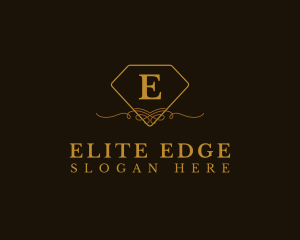 Elegant Diamond Ornament Boutique logo design