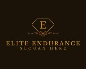 Elegant Diamond Ornament Boutique logo design