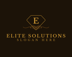 Elegant Diamond Ornament Boutique logo design