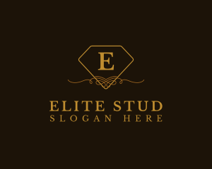 Elegant Diamond Ornament Boutique logo design