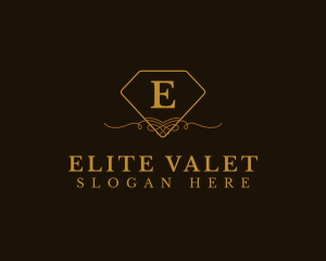 Elegant Diamond Ornament Boutique logo design