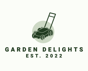 Garden Grass Mower  logo design