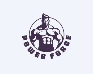 Strong Bodybuilding Exercise logo design