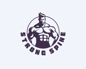 Strong Bodybuilding Exercise logo design