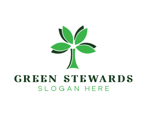 Natural Tree Plantation logo design