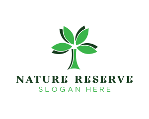 Natural Tree Plantation logo design