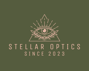 Optical Eye Fortune Teller logo design