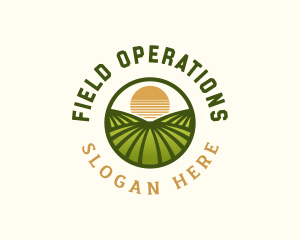 Agricultural Rice Field logo
