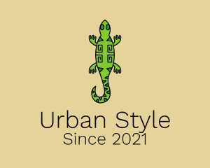 Tribal Iguana Lizard  logo