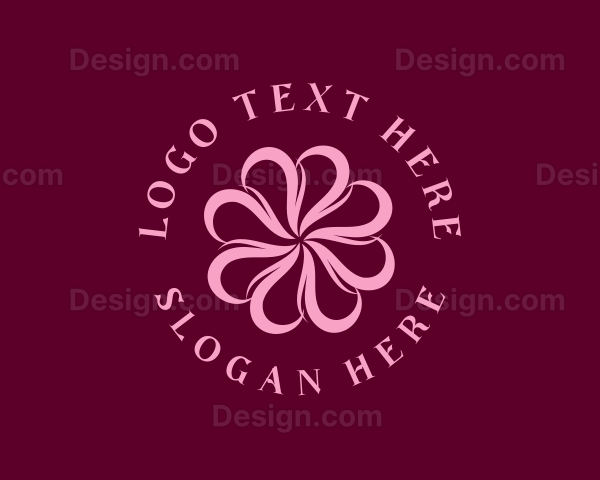 Floral Swirl Bloom Logo