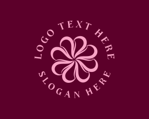 Floral Swirl Bloom logo