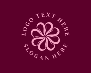 Floral Swirl Bloom Logo