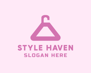 Clothing Fashion Hanger logo design