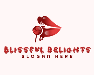 Lollipop Sexy Lips logo design