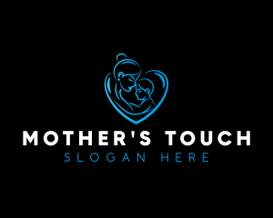 Mother Baby Love logo design