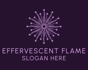 Star Burst Fireworks logo design