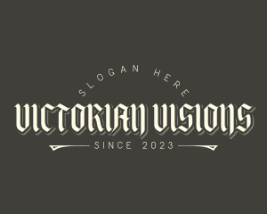 Gothic VIctorian Tattoo logo design