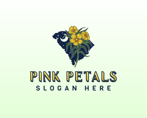 South Carolina Flower logo design