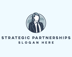 Female Executive Manager logo