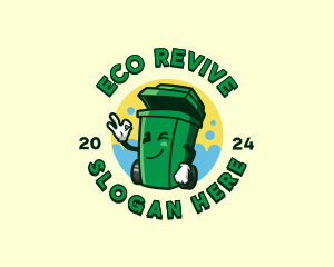 Recycle Bin Janitorial logo design