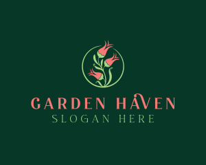 Flower Bud Garden logo design