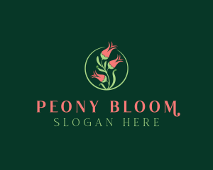 Flower Bud Bloom Garden logo design