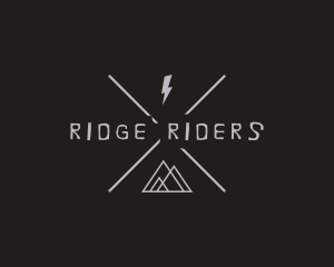 Hipster Adventure Crossline logo design