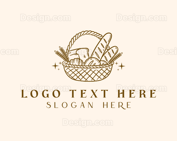 Rustic Bread Basket Logo