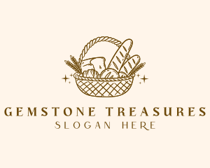 Rustic Bread Basket Logo