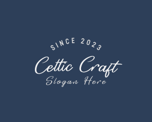 Cursive Business Craft logo design