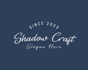 Cursive Business Craft logo design