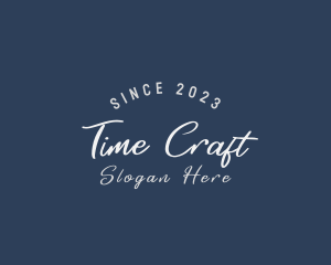 Cursive Business Craft logo design