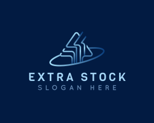 Arrow Up Stocks Investment logo design