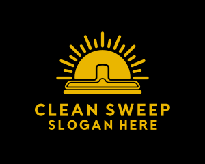 Yellow Sun Housekeeping logo design