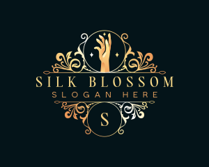 Wellness Luxury Hand  logo design