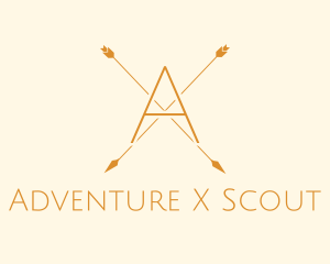 Adventure Hunting Arrow logo design