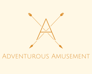 Adventure Hunting Arrow logo design