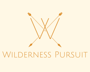 Adventure Hunting Arrow logo design