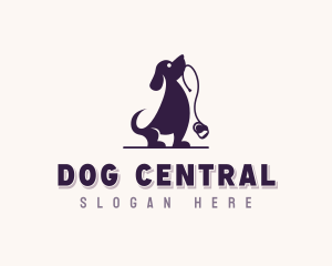 Dog Walker Leash logo design