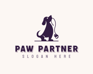 Dog Walker Leash logo