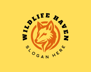 Wildlife Fox Animal logo design