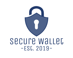 Security Lock Shield logo design