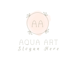 Makeup Artist Watercolor logo